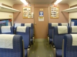 Interior of Jersey Shore Commuter Club Car 