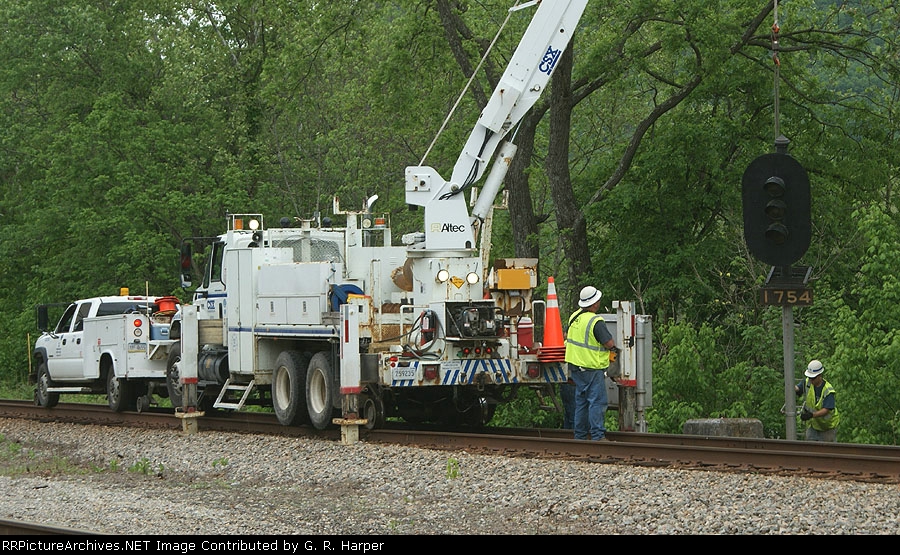Intermediate EB signal at Balcony Falls comes down.