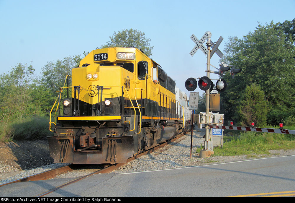 Aftyer a mini-pause to allow a track car ahead to gain some distance, SU-99 starts its way west again at Silver Grove Rd
