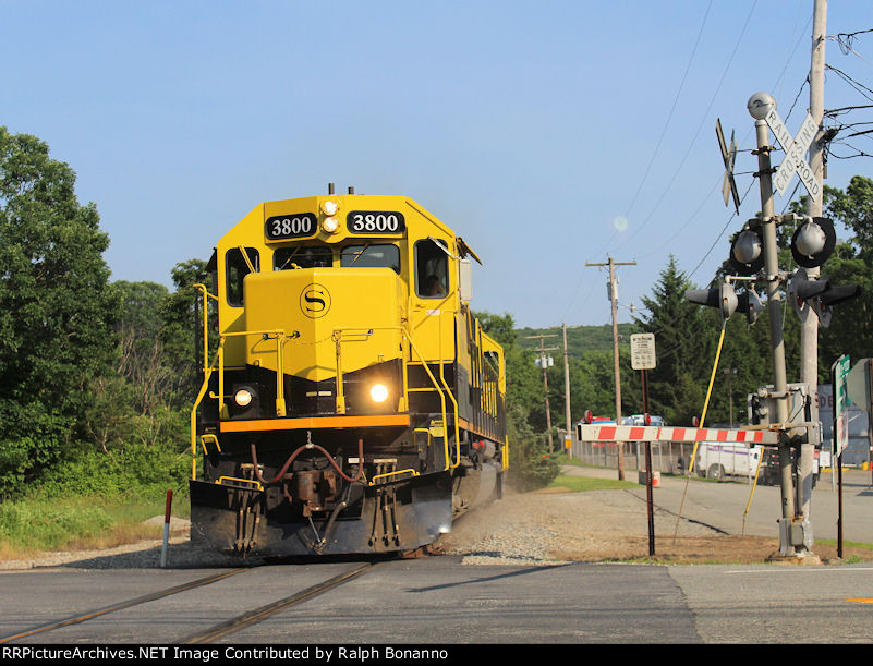 Westbound SU-99 working upgrade at Oak Ridge Rd