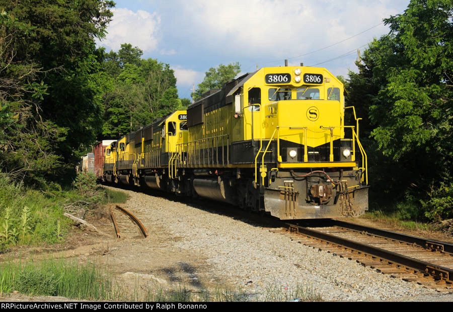 Westbound SU-99 at Demerest Road 