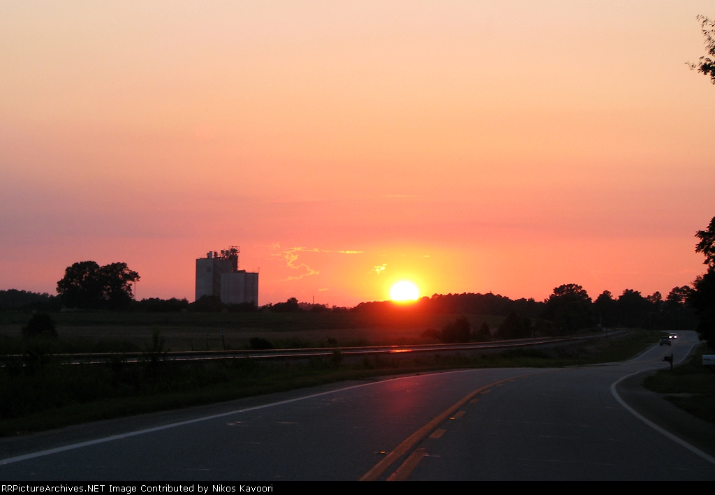 Sunset on the Abbeville Sub