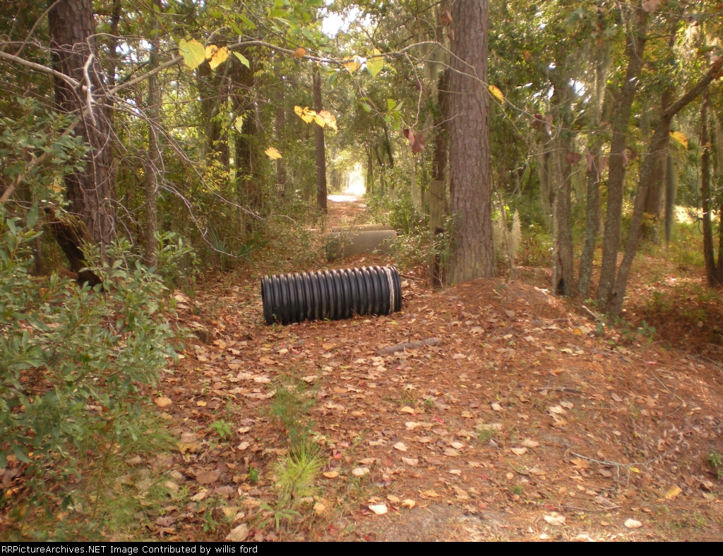 This is were the Atlantic Coastline track ran out to the pier were metal trades is now