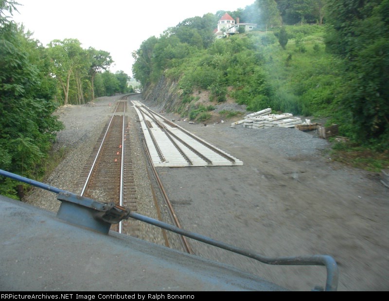 The new switch being readied for eventual installation at the new CP-75
