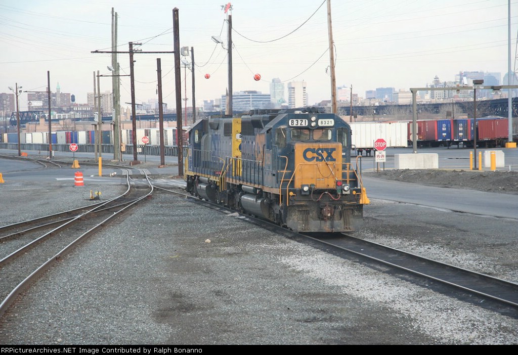 Yard power rests between assignments on the "industrial lead"