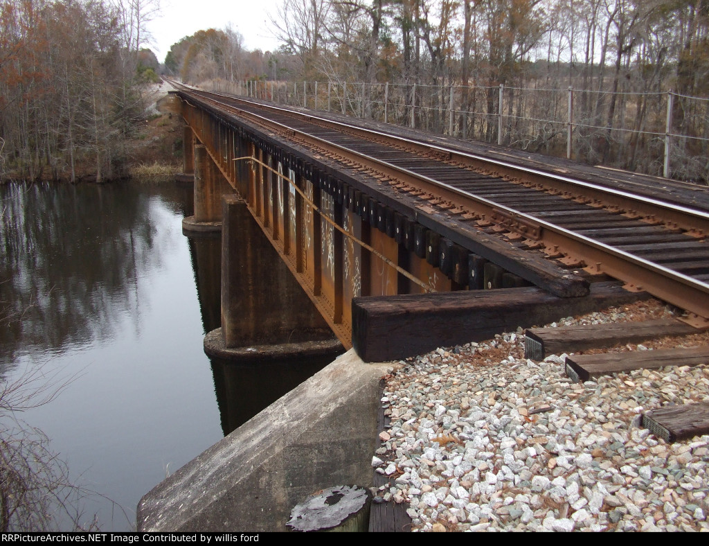 Old SAL bridge in Johnsonville SC