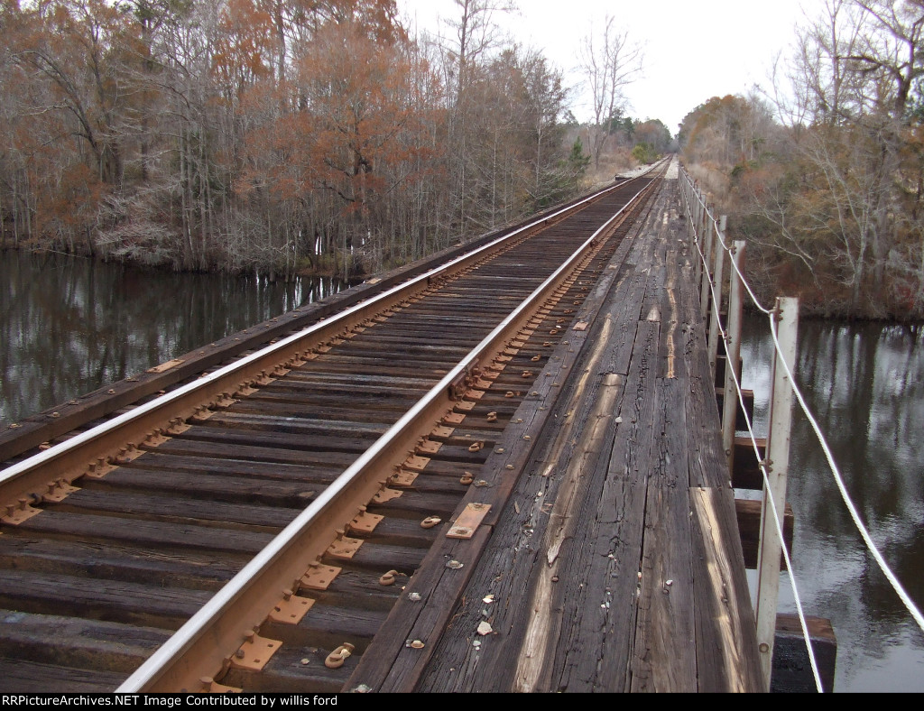 Old SAL bridge in Johnsonville