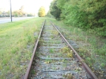 Old Seabord track still left in front of old navy base