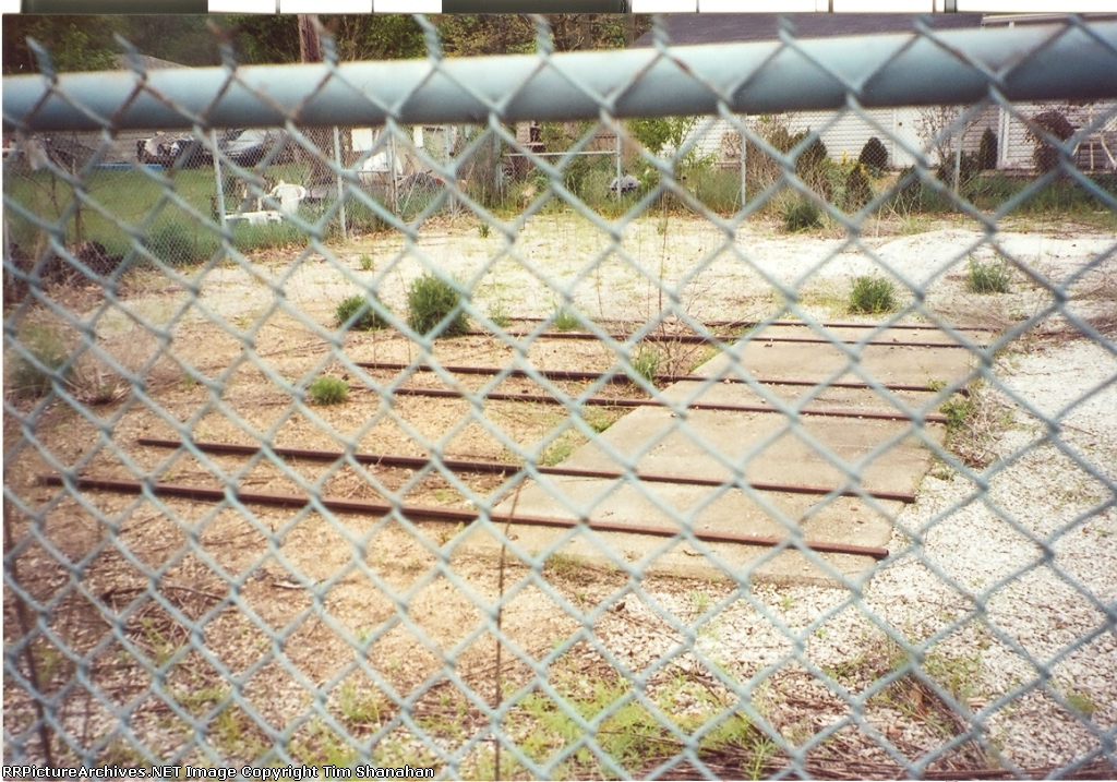 Tracks still here from depot