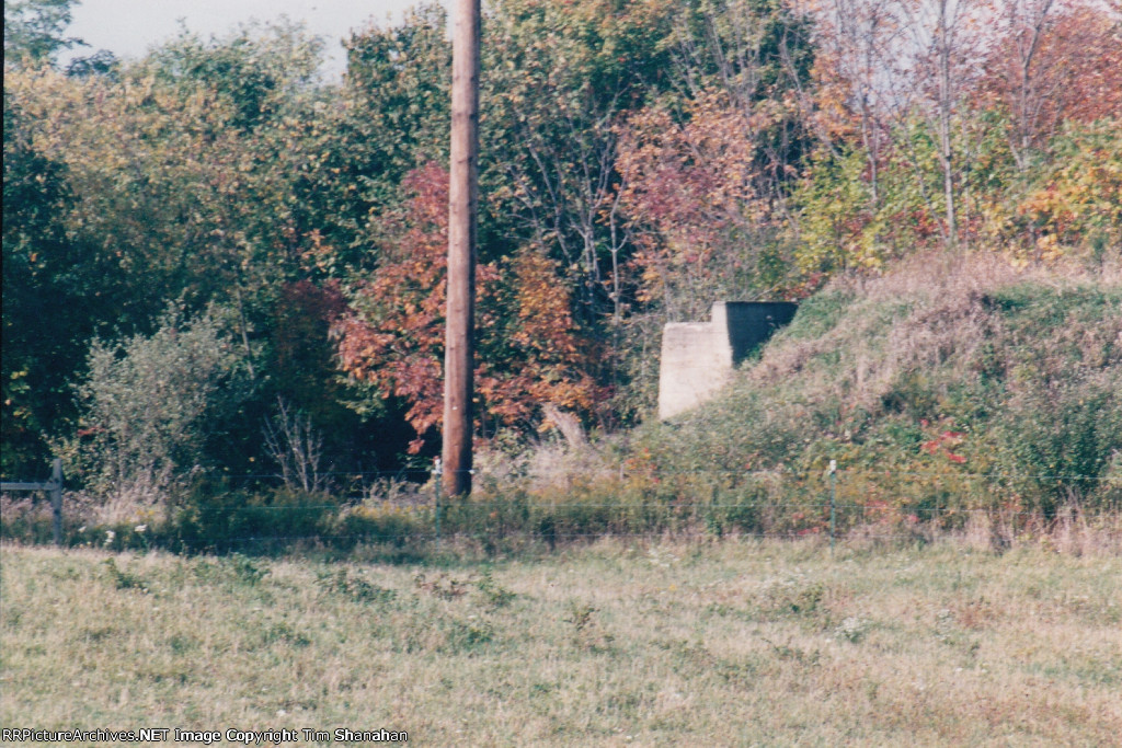 Interurban bridge abutment
