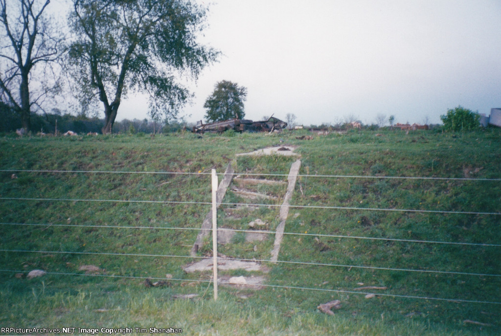old stairs to Interurban depot