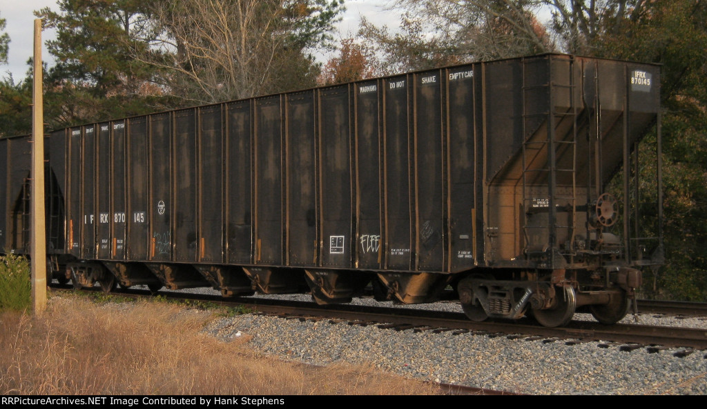 IFRX Woodchip Hoppers at Cusseta, AL on CSX AWP-WofA Subdivison