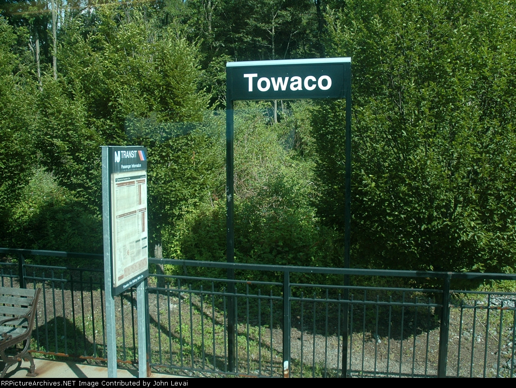 Towaco Station Sign