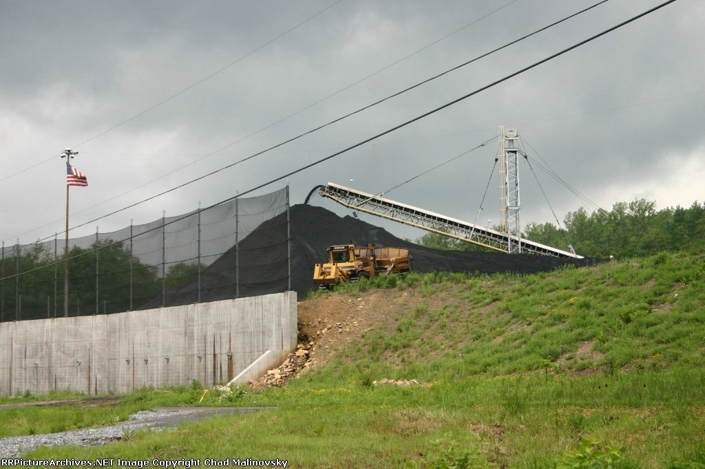 Coal ready to load
