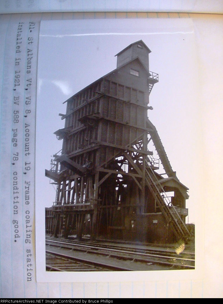 Coaling Tower - St. Albans - Central Vermont