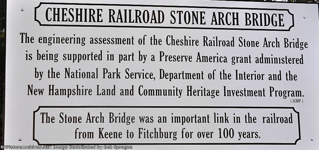 Cheshire RR stone arch bridge