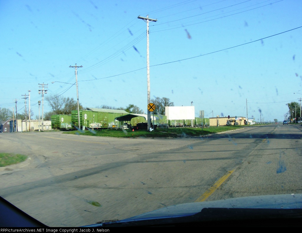 Stored IBT boxcars