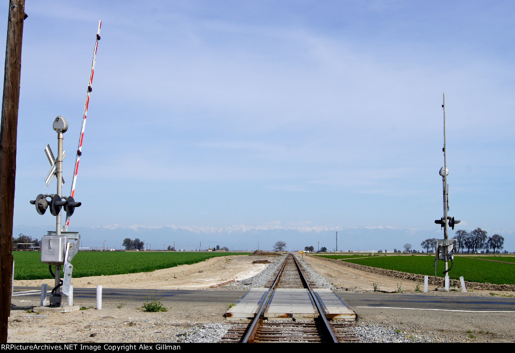 Looking East Down The SJVR