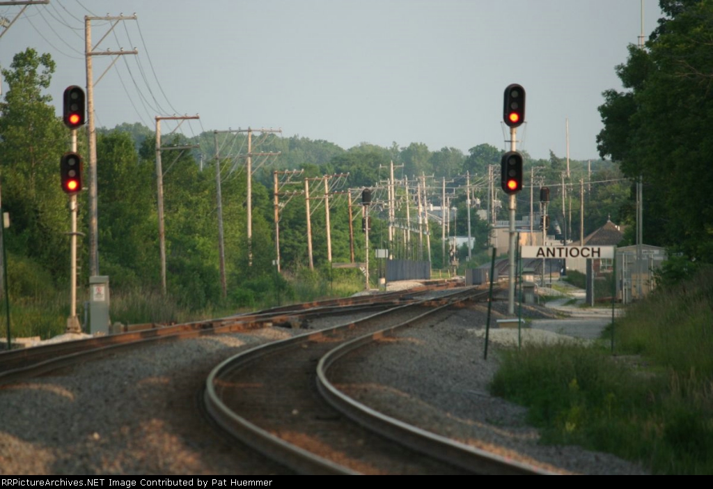 A southward facing view
