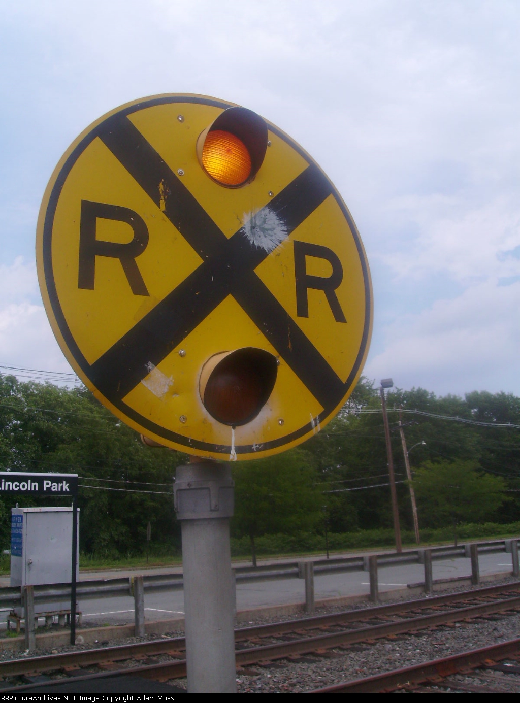 Original idea for a railroad crossing sign