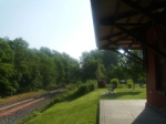 Hopewell station and its shadow