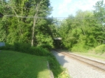 The West Trenton line facing southbound