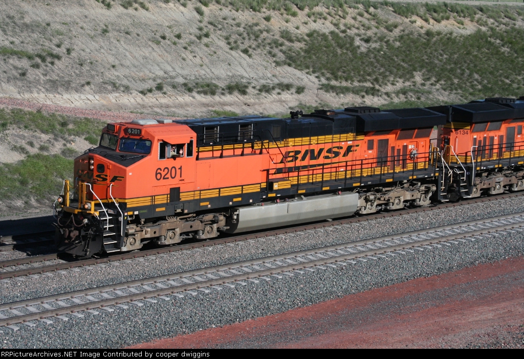 6201 with a friendly crew