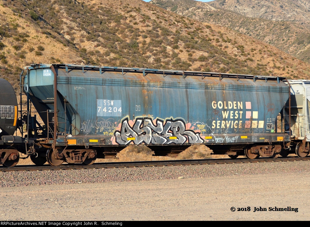SSW 74204 at Cajon CA. 7/17/2018