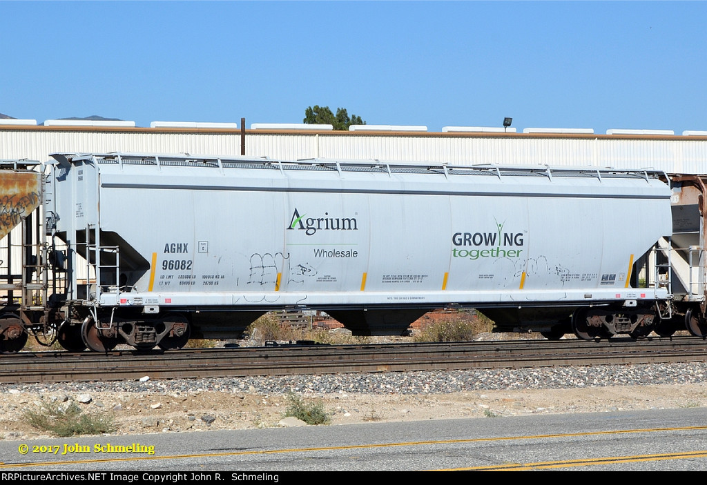 AGHX 96082 west bound at Verdemont, CA. 7/3/2017