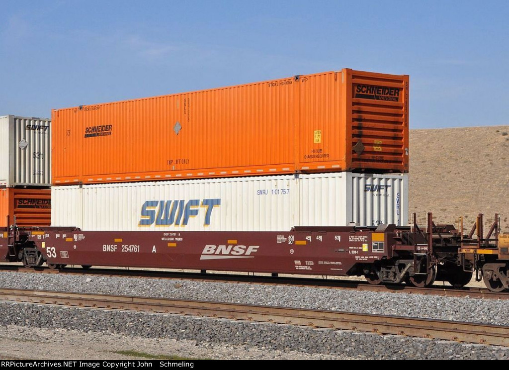 BNSF 254761-A at Bena CA. 12/22/2011