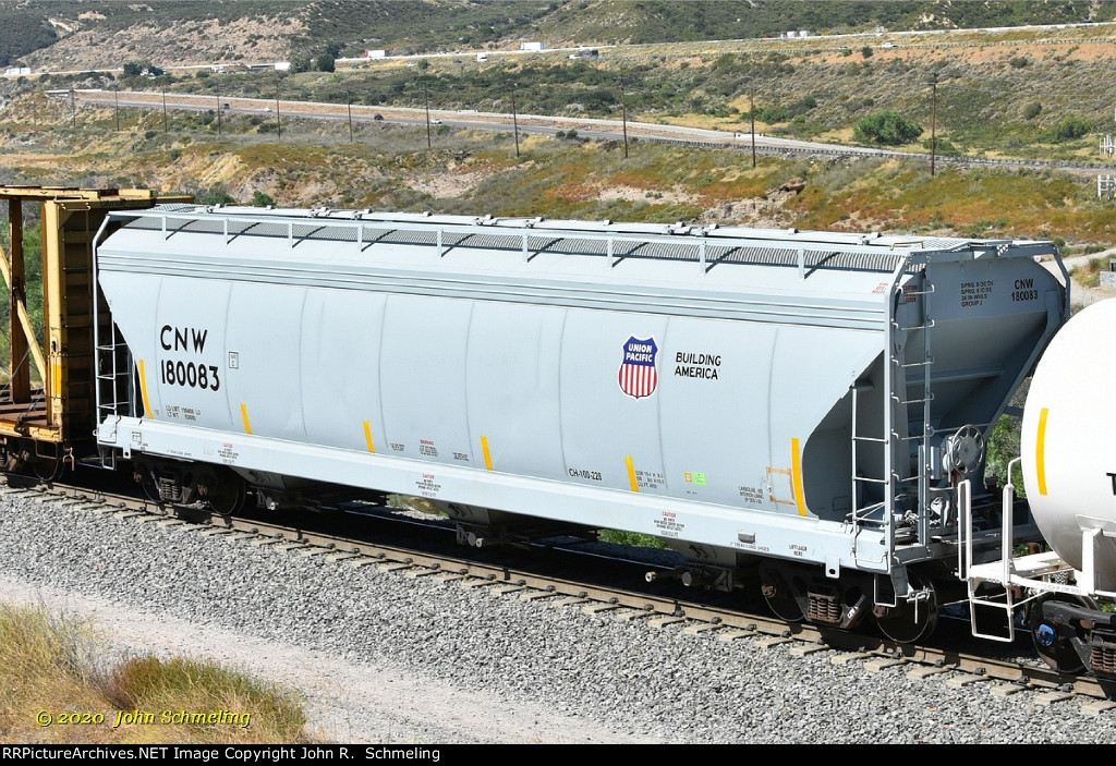 CNW 180083 at Cajon Pass CA. 6/16/2020