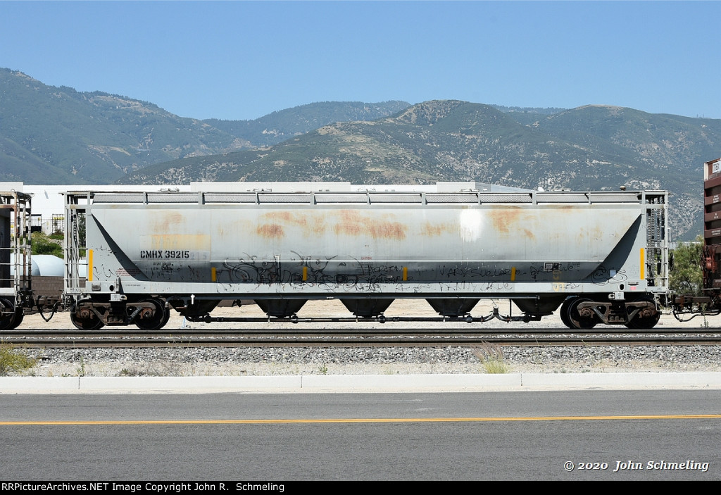CMHX 39215 (PD Covered Hopper) at Verdemont CA. 5/27/2020