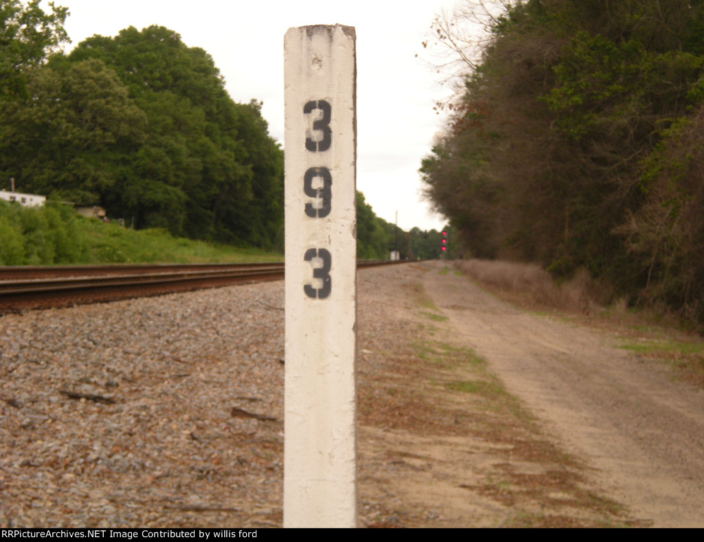 Mile post 393