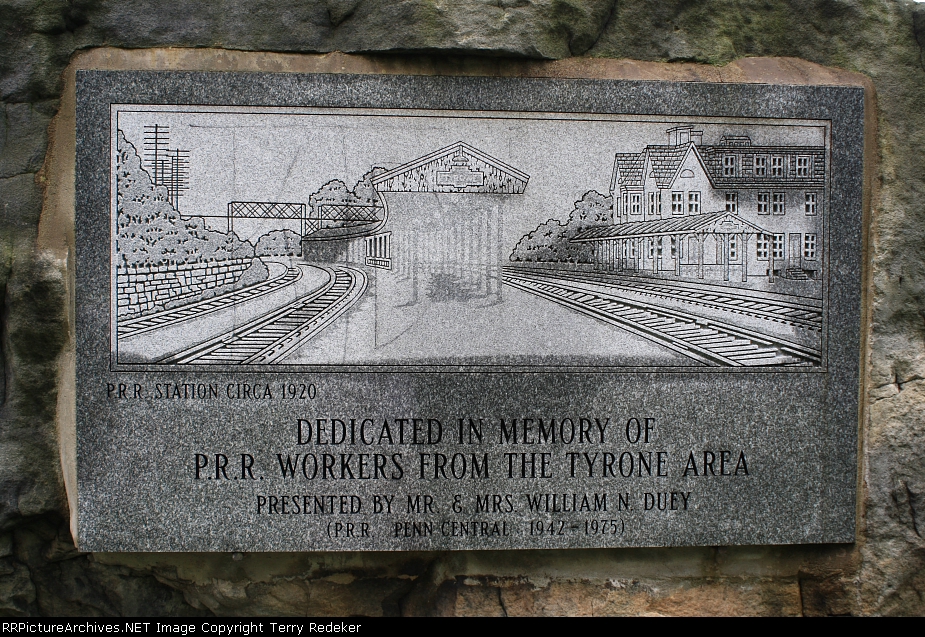 Tyrone PRR workers monument.