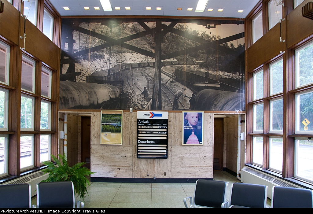 Amtrak station at Prince