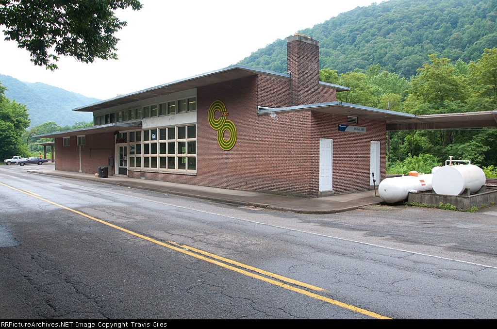 Amtrak station at Prince