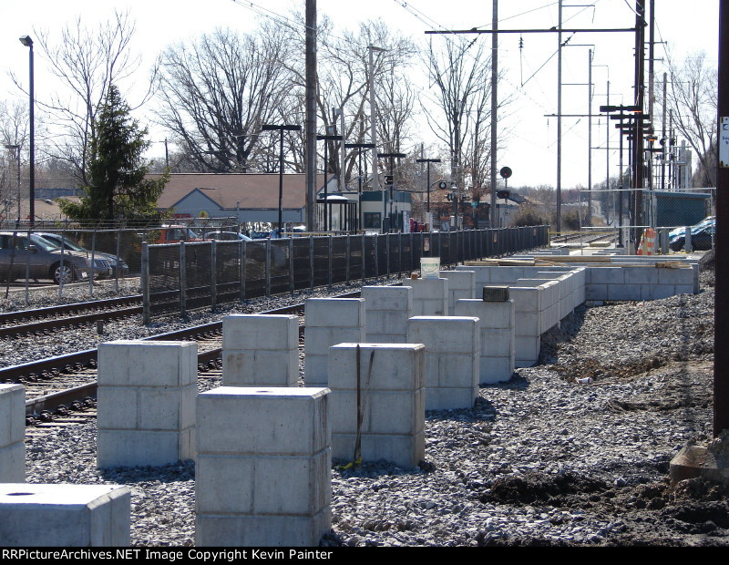 New SEPTA station pier layout