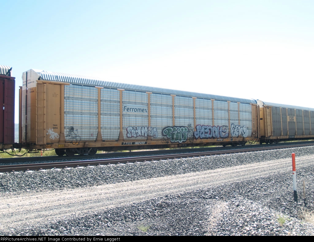 TTGX 982459 in a WB autorack at 10:22am