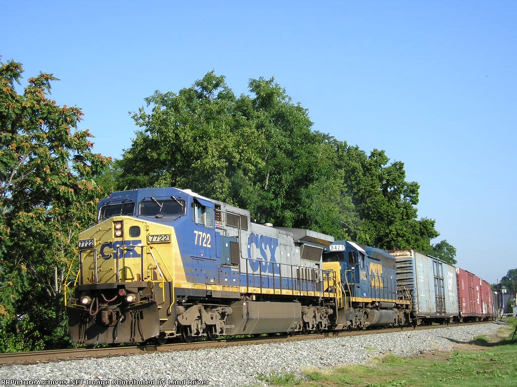 CSXT 7722 East