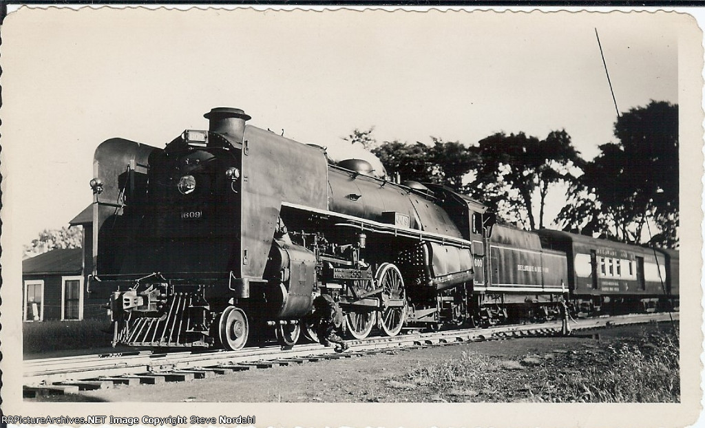 D&H #609 P-Class 4-6-2. From my D&H personal collection..