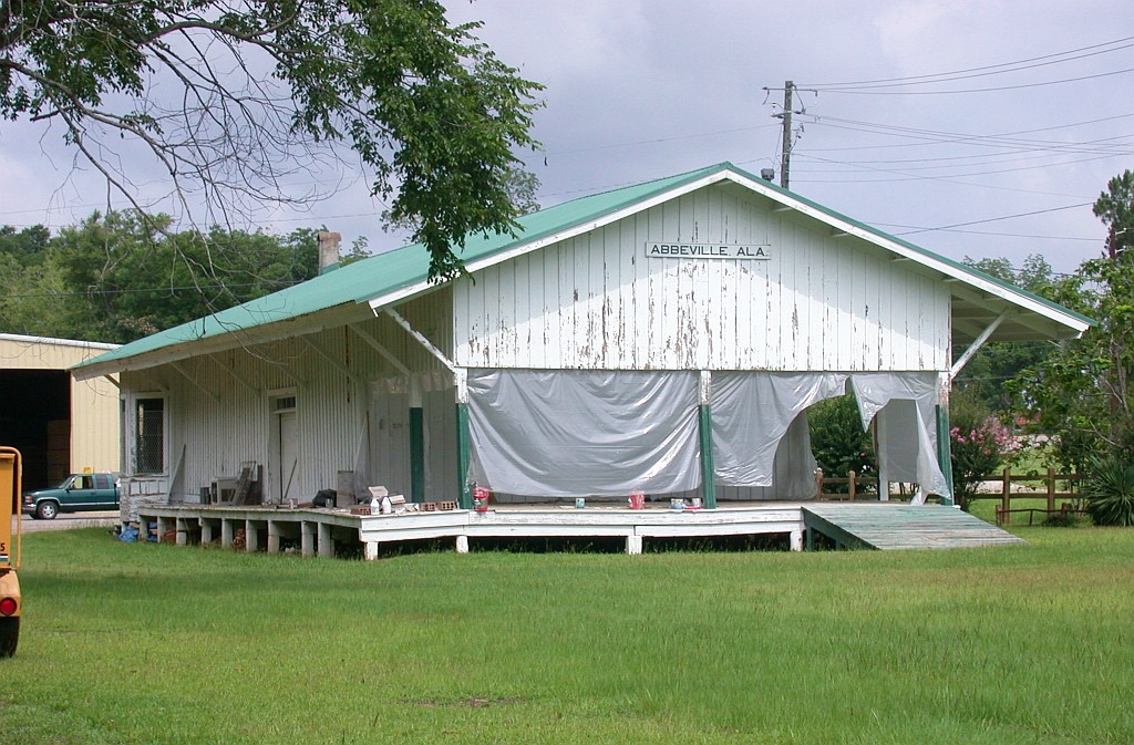 ACL Depot being worked on inside a lumber yard