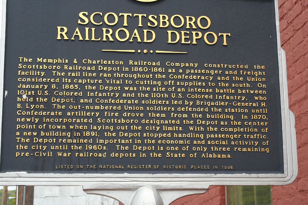 1861 Memphis & Charleston depot