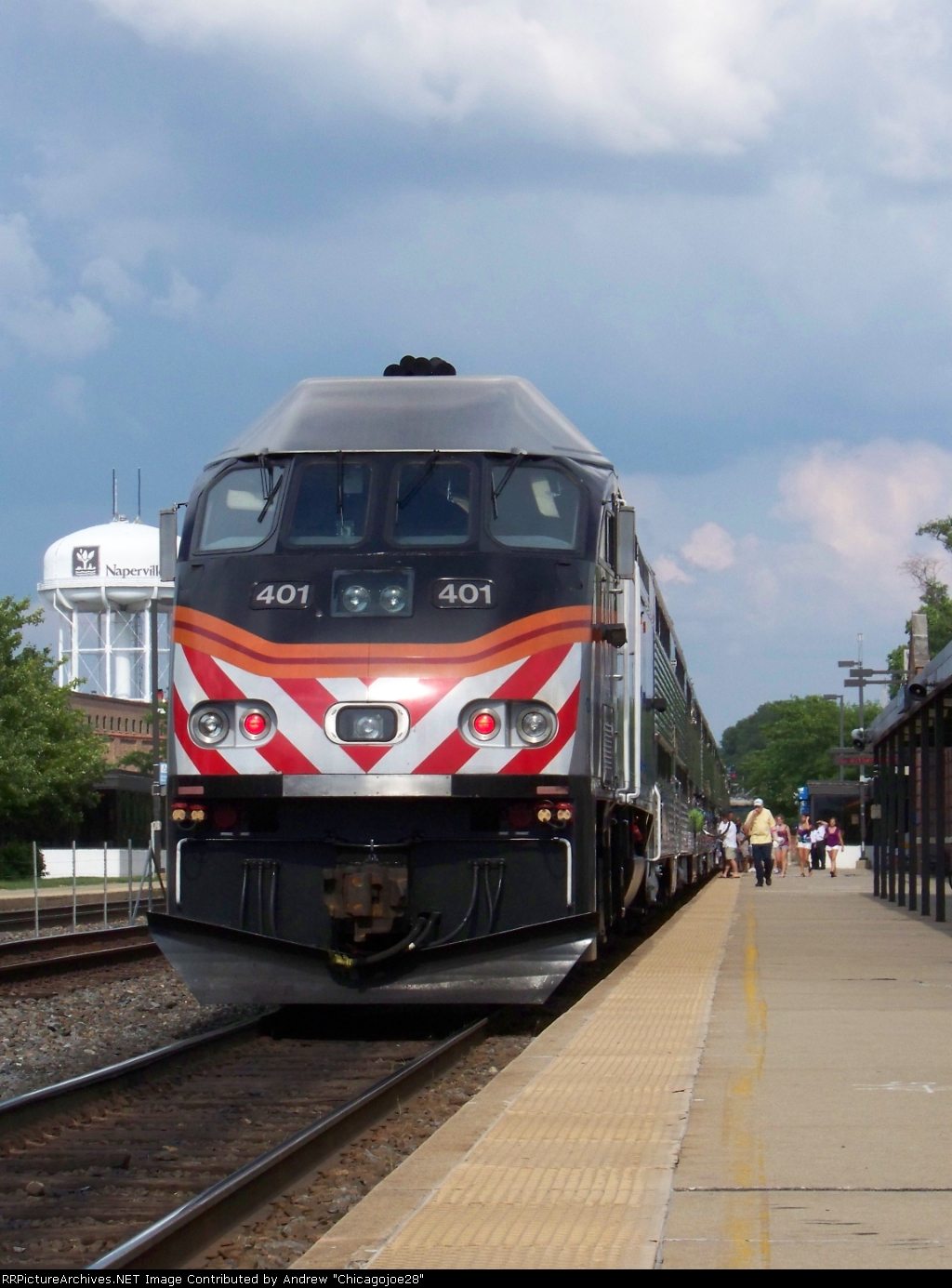 Ollie waiting to depart.