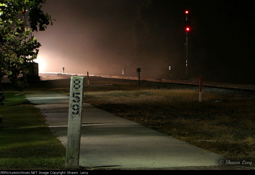 Grain train coming out onto the main.