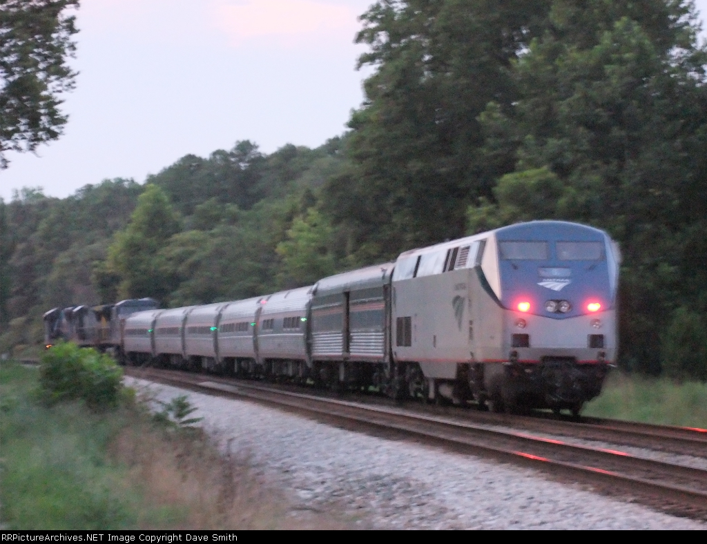 PO 67 Amtrak #6 dead heading to Richmond