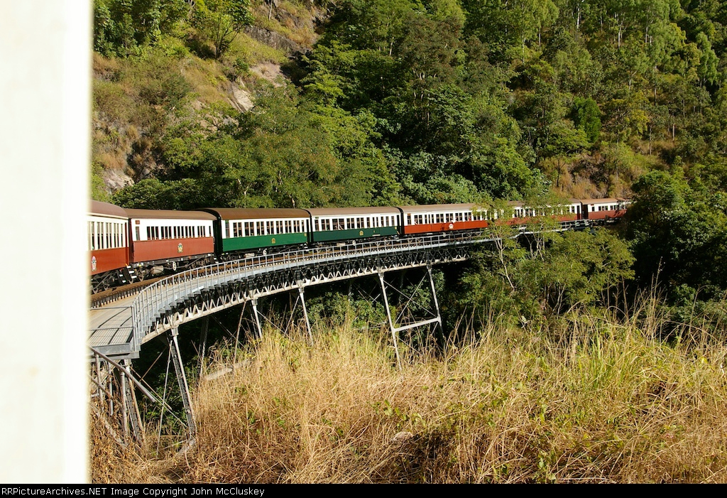 and many trestles needed to span the gorges