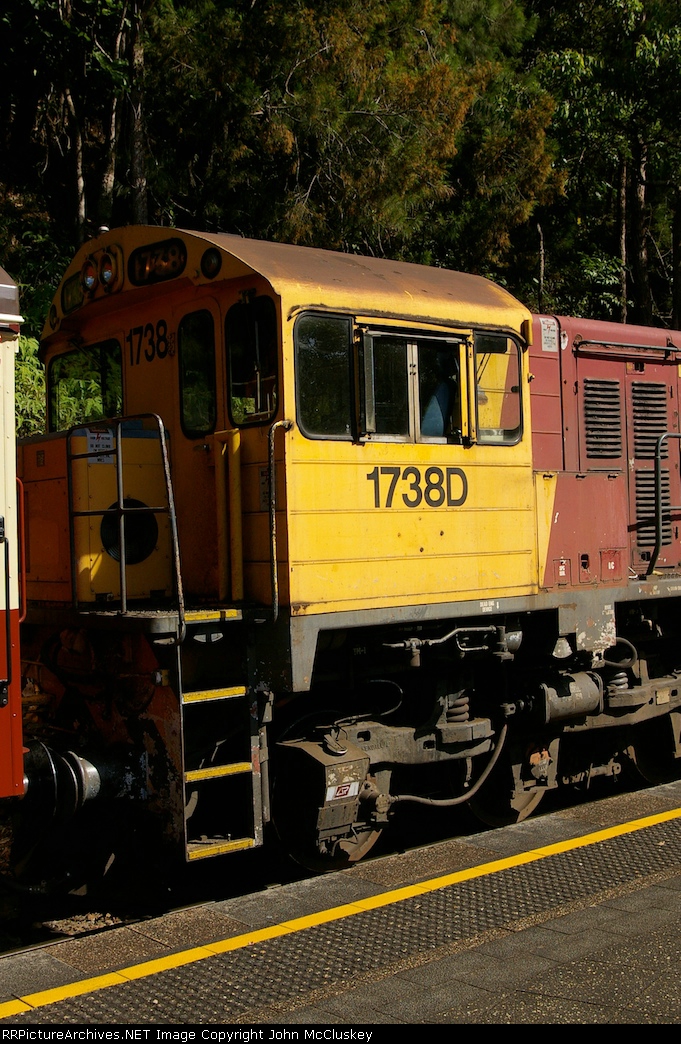 Queensland Rail National, 1076mm Gauge, Clyde-EMD GL18C 1738D