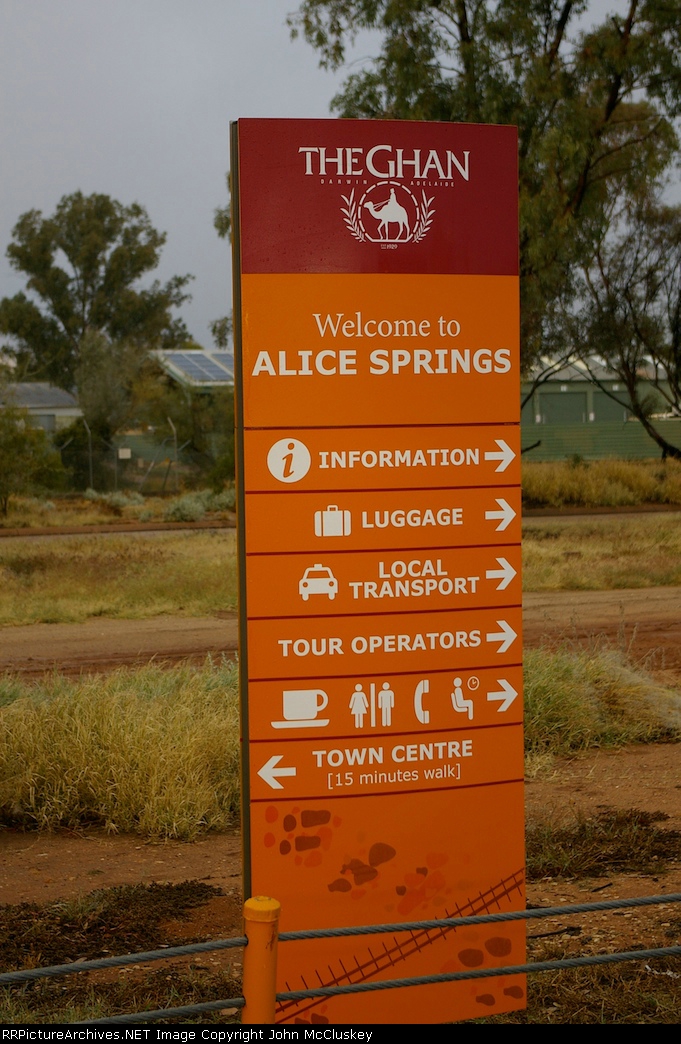 Station sign