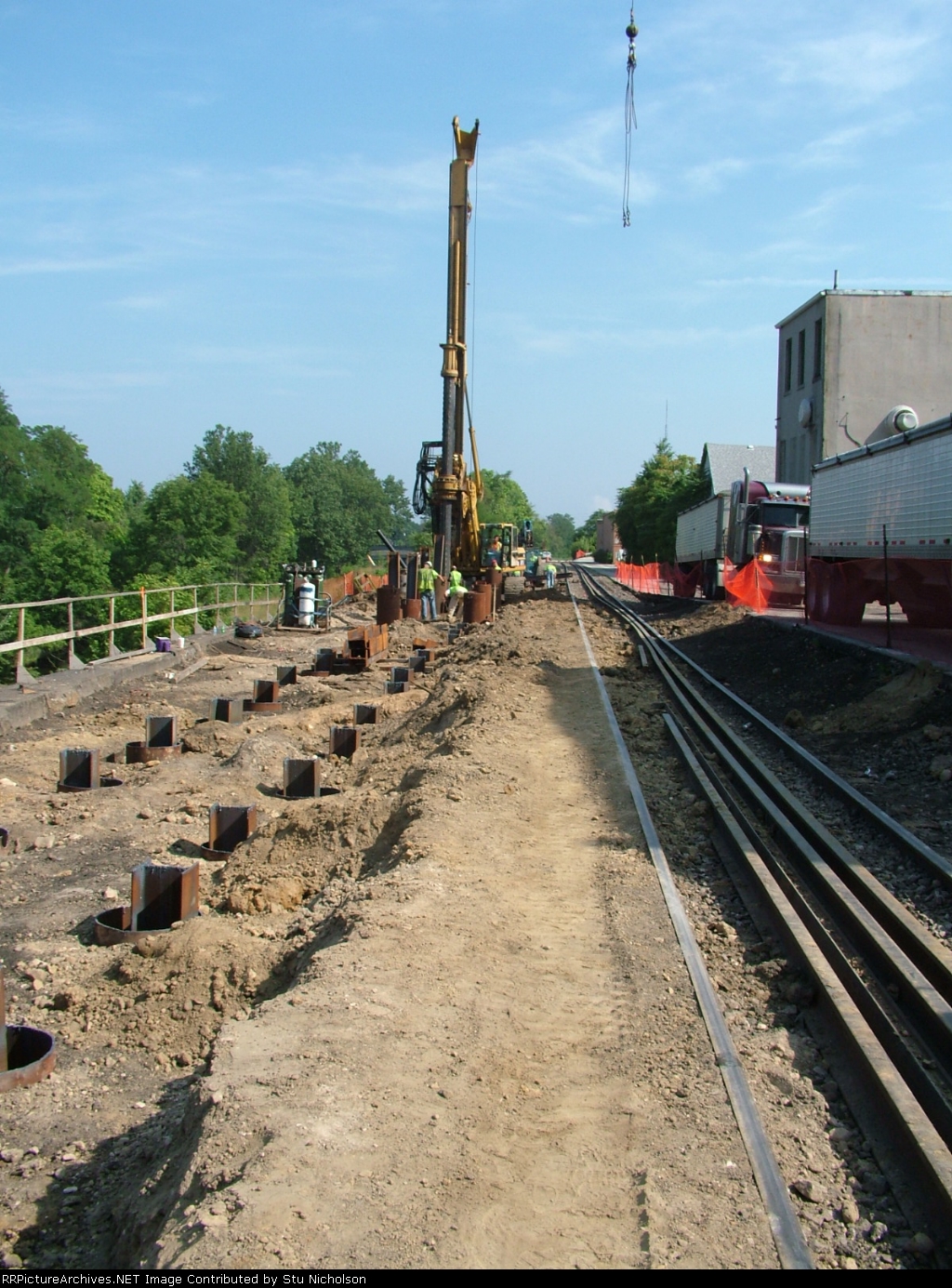 CSX and W&LE R-O-W at Kent