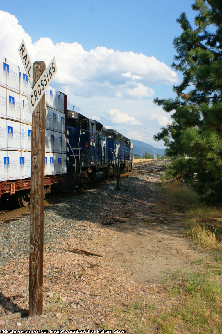 Between a tree and a crossbuck